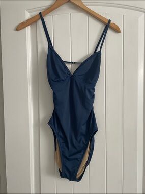 J crew bathing suit. Marine blue